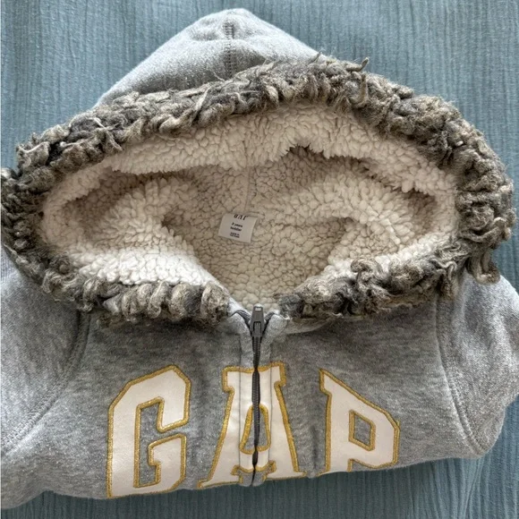 🛎️ Clearance Gap Girl Logo Zip Hoodie Size 2 Years Toddler - Picture 5 of 5